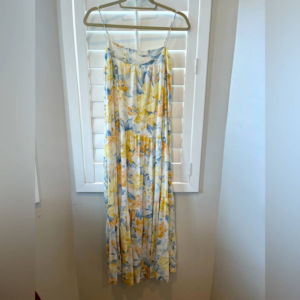 NWT ABERCROMBIE AND FITCH Floral Midi Dress Size S